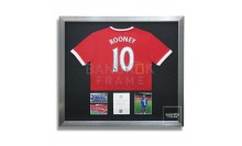 กรอบเสื้อบอล-ลายเซ็นนักเตะ-พิมพ์ภาพพร้อมข้อความ-Rooney #10
